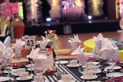 black-white-striped-tablecloths-red-charger-plate-circus-theme-corporate-decor-hilton-lac-leamy-16