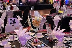 black-white-striped-tablecloths-red-charger-plate-circus-theme-corporate-decor-hilton-lac-leamy-18