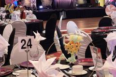 black-white-striped-tablecloths-red-charger-plate-circus-theme-corporate-decor-hilton-lac-leamy-20