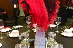 masquerade-corporate-event-ostrich-feather-centrepiece-sizzle-with-decor-casino-lac-leamy-11