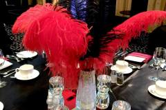 masquerade-corporate-event-ostrich-feather-centrepiece-sizzle-with-decor-casino-lac-leamy-15