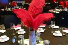 masquerade-corporate-event-ostrich-feather-centrepiece-sizzle-with-decor-casino-lac-leamy-6