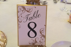 Wedding Decor - Fairmont Chateau Laurier Hotel - Nina and Josh