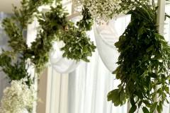 greenery-floral-arch-chair-covers-uplighting-babys-breath-metcalfe-hotel-ottawa-35