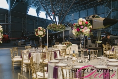 Canada Aviation and Space Museum - Wedding Decor - Theresa and Christopher