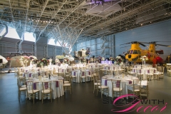 Canada Aviation and Space Museum - Wedding Decor - Theresa and Christopher