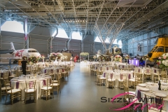 Canada Aviation and Space Museum - Wedding Decor - Theresa and Christopher