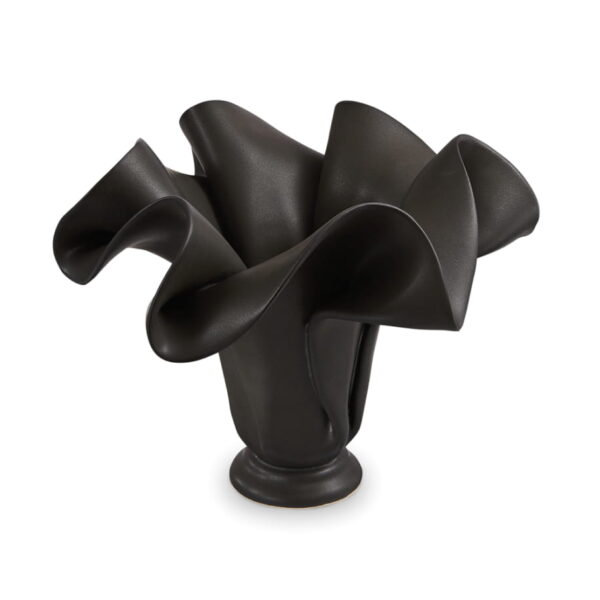 Handcrafted Vase Black